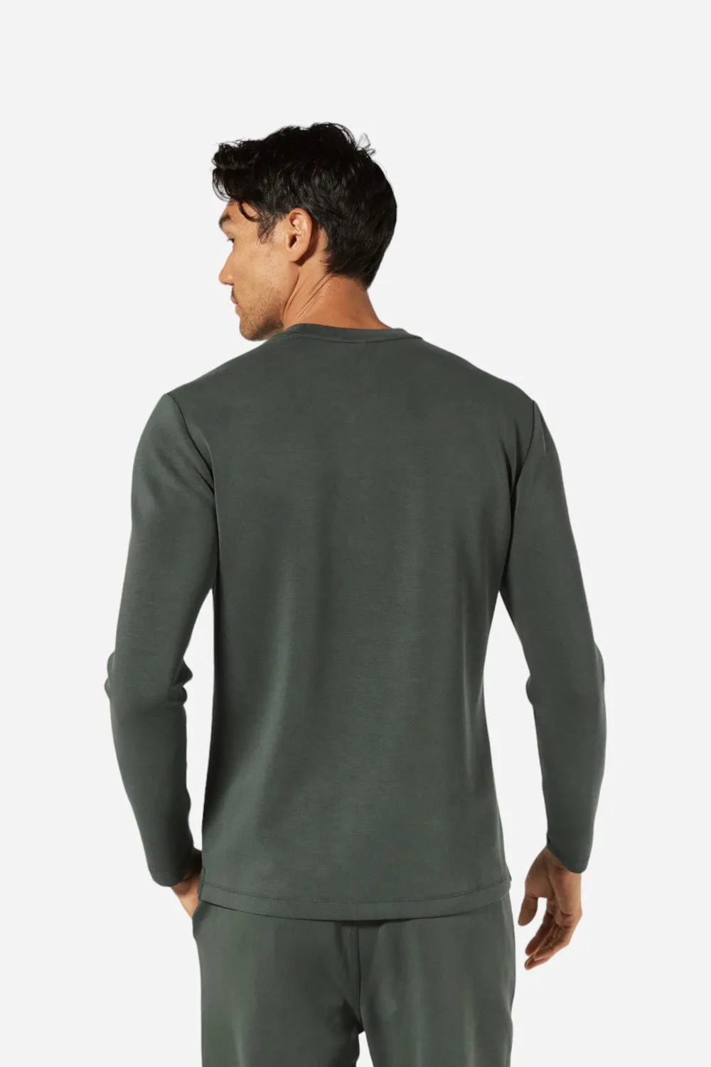 7 Diamonds Rev Long Sleeve Modal Basil