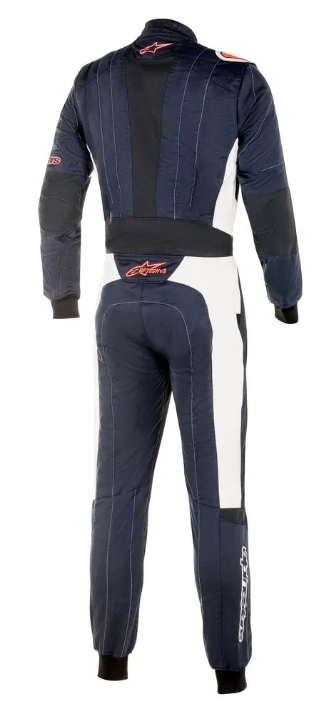 ALPINESTARS 3354020_7134_46 GP TECH v3 Racing suit, FIA 8856-2018, navy blue/red, size 46