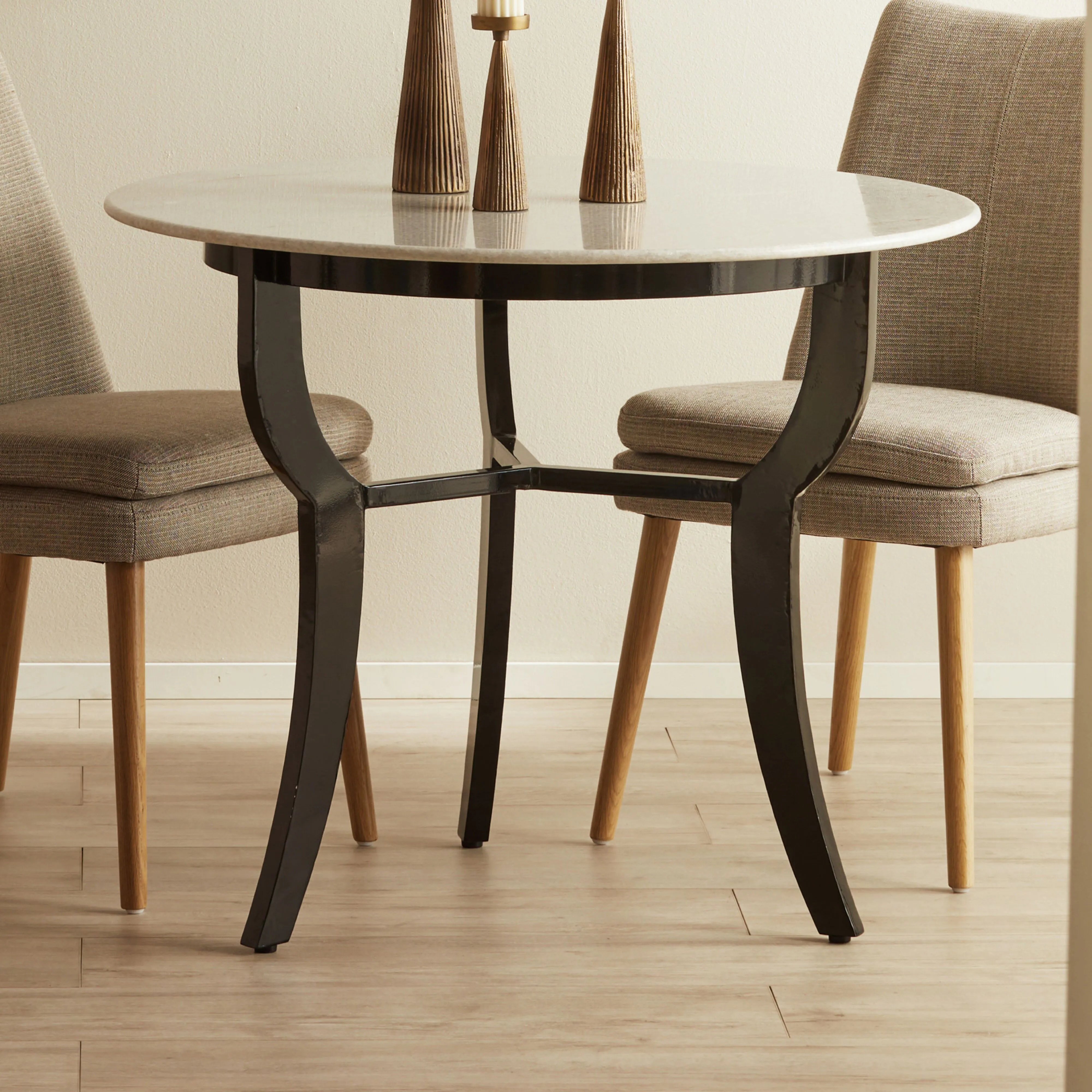 Aura Fabric Dining Chair Grey