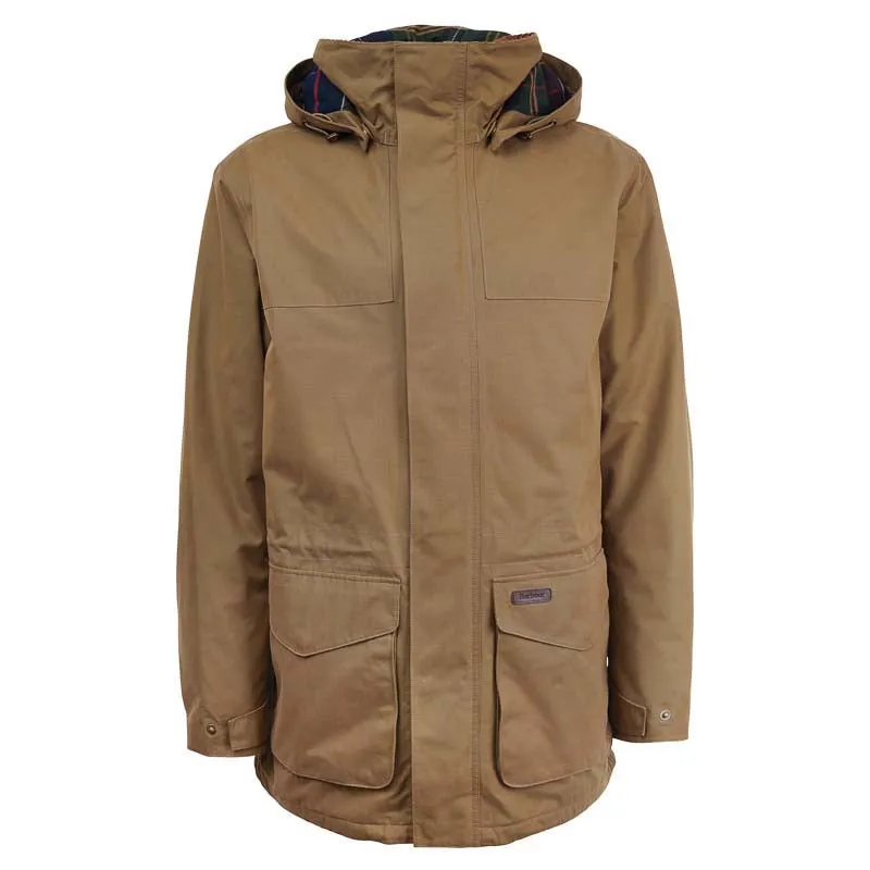 Barbour Lonnen Mens Waterproof Jacket - Clay