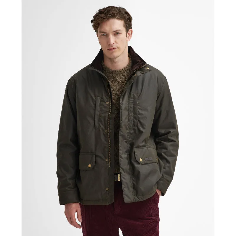 Barbour Sleddale Mens Wax Jacket - Olive