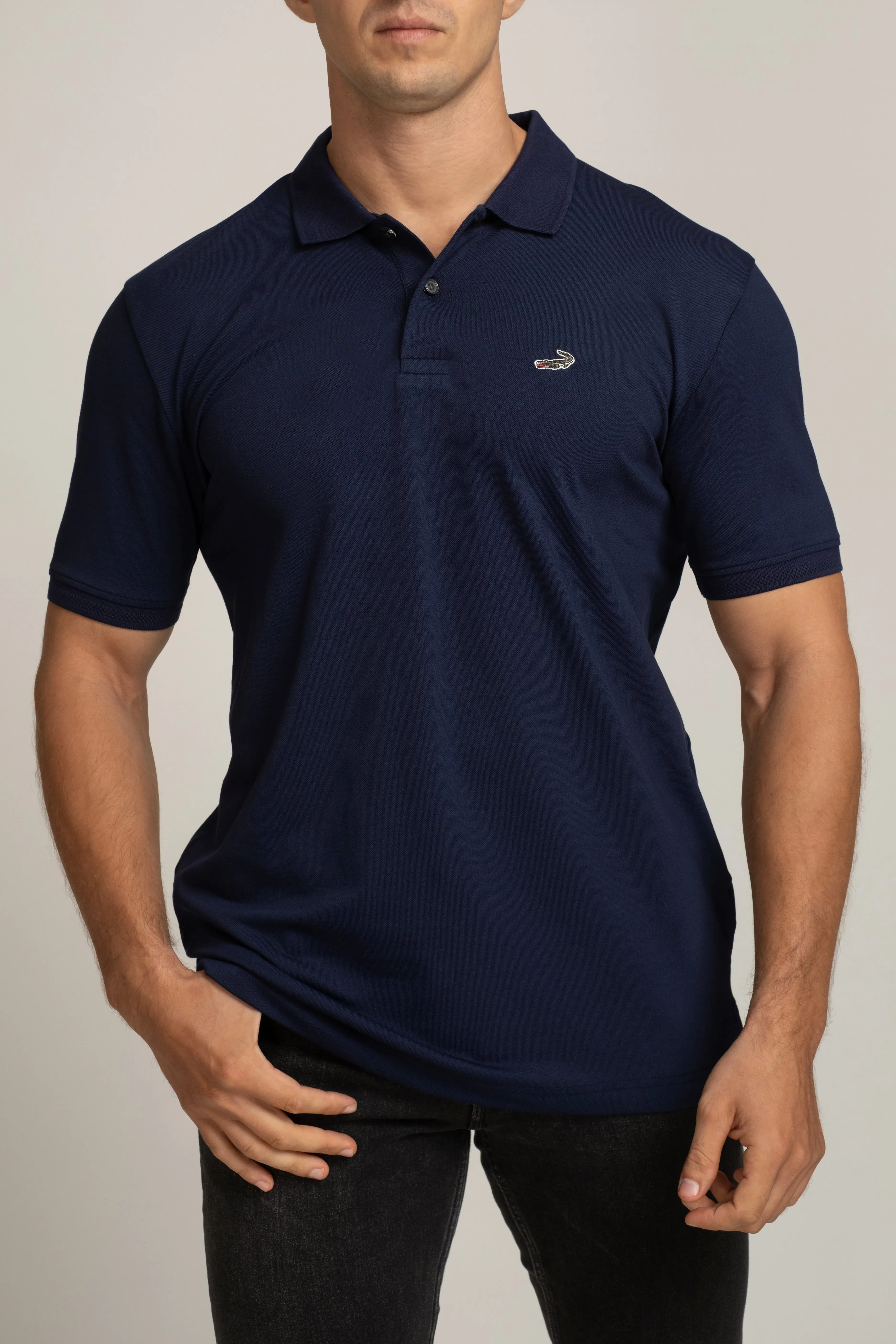 Crocodile Polo T-Shirts Navy