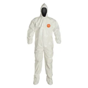 DuPont Tychem 4000 SL122BWH Coverall, White, Case of 12