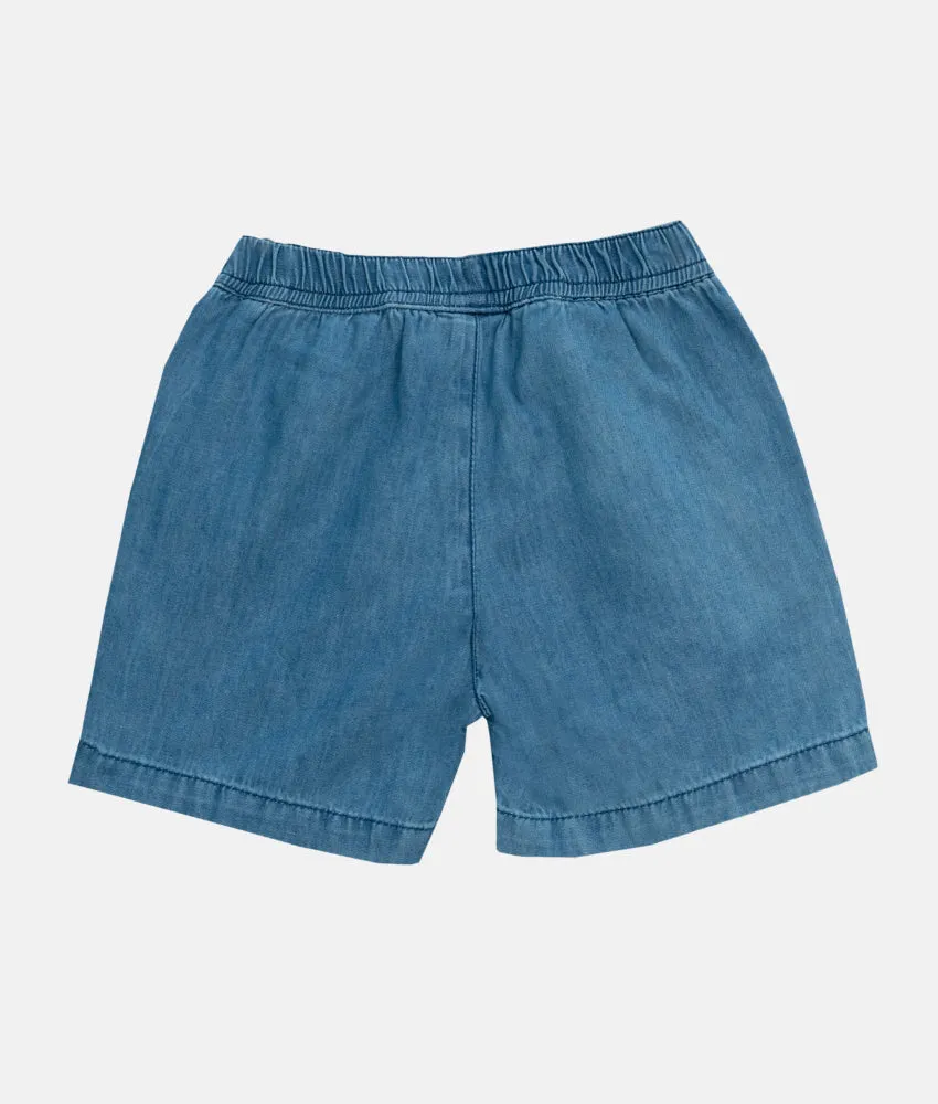 Girls Casual Denim Shorts - Mini Rainbow