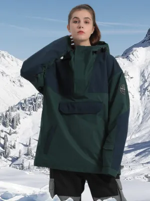 Gsou Snow Half-Zip Color Block Insulated Snow Jacket - Women's