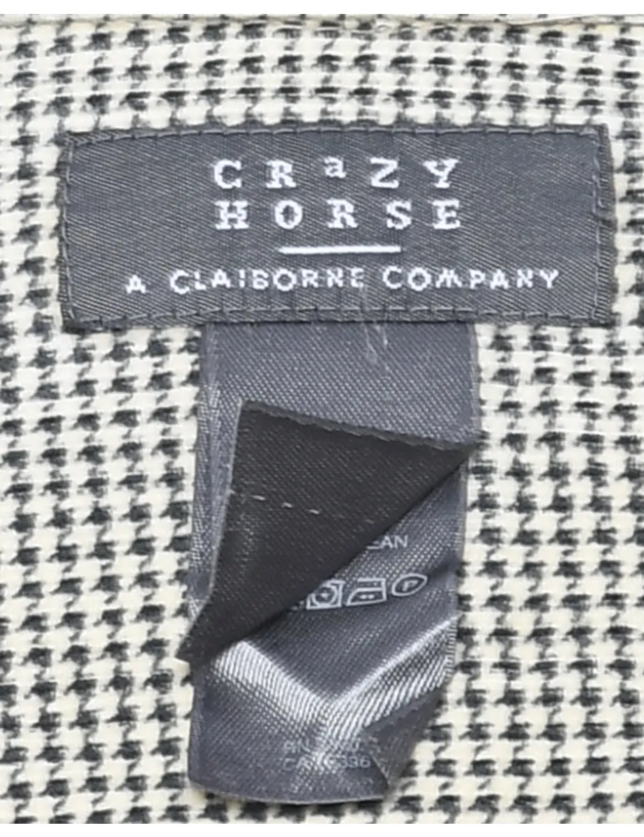 Houndstooth Corduroy Shirt - L