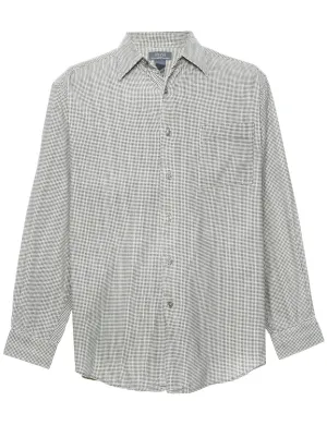 Houndstooth Corduroy Shirt - L