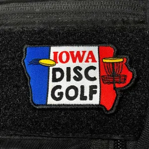 Iowa Disc Golf Patch - Perfect Disc Golf Gift