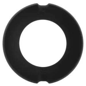 Kink Stretchable Silicone-Covered Metal Cock Ring in 50mm