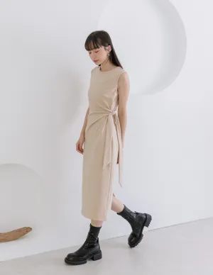 Leona Dress in Sand