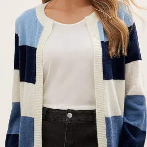 Nice cardigan with thick stripes