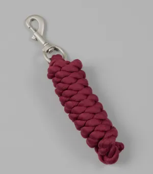 Polycotton Lead Rope: 2 Meters Burgundy