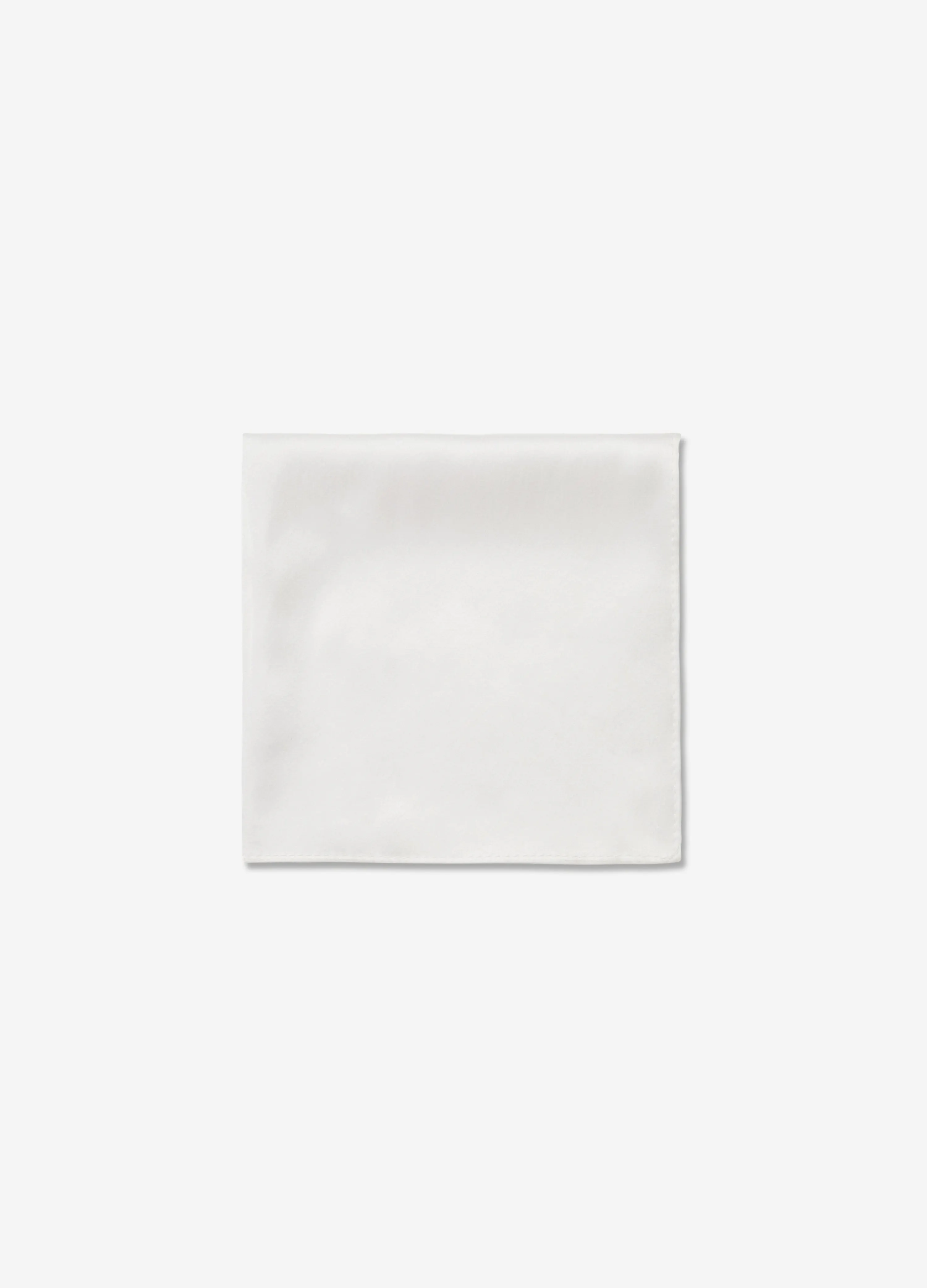 Silk Pocket Square White Combo