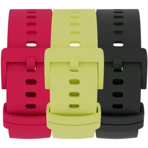 SPACETALK Adventurer 2 Loop Band Strap 3 Pack (Black/Lemon/Cherry)