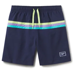 Speedo Boy's Colorblock Volley 15" Swim Shorts - Navy