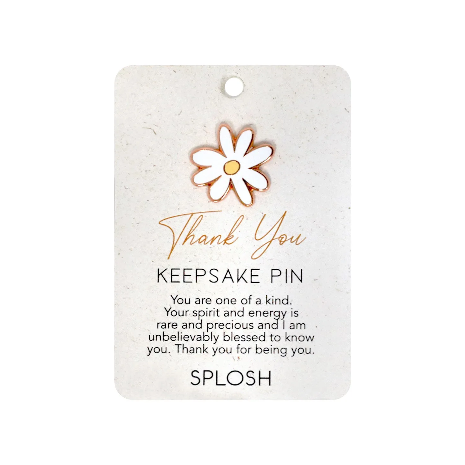 Splosh Keepsake Pin - Thank You