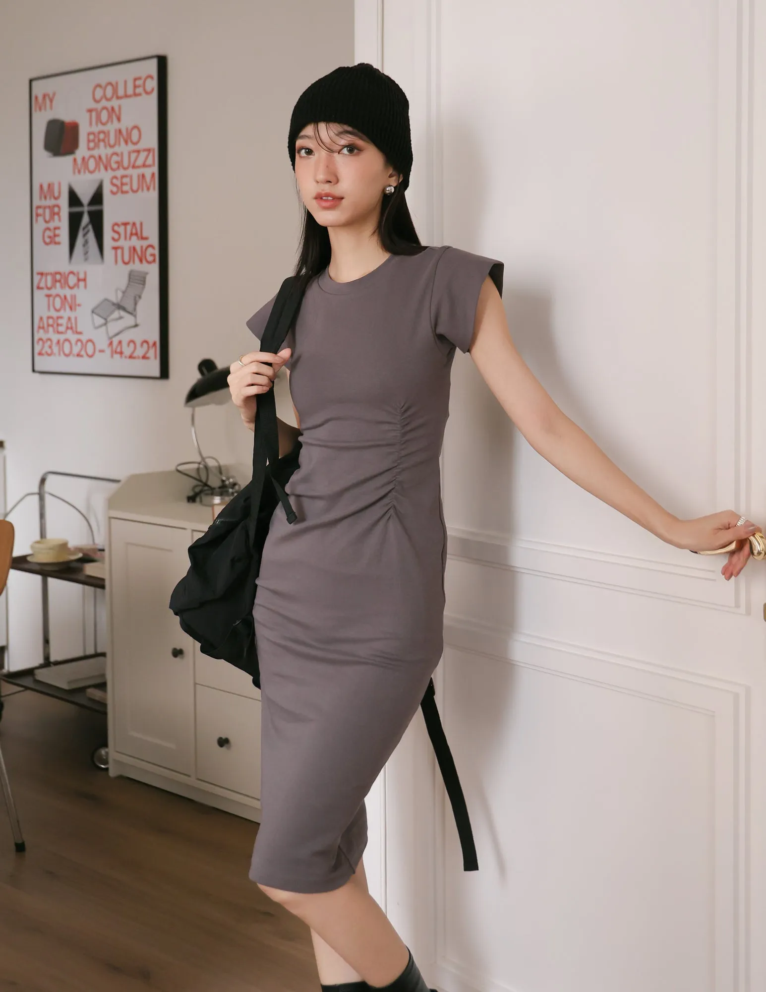 Veronica Dress in Grey