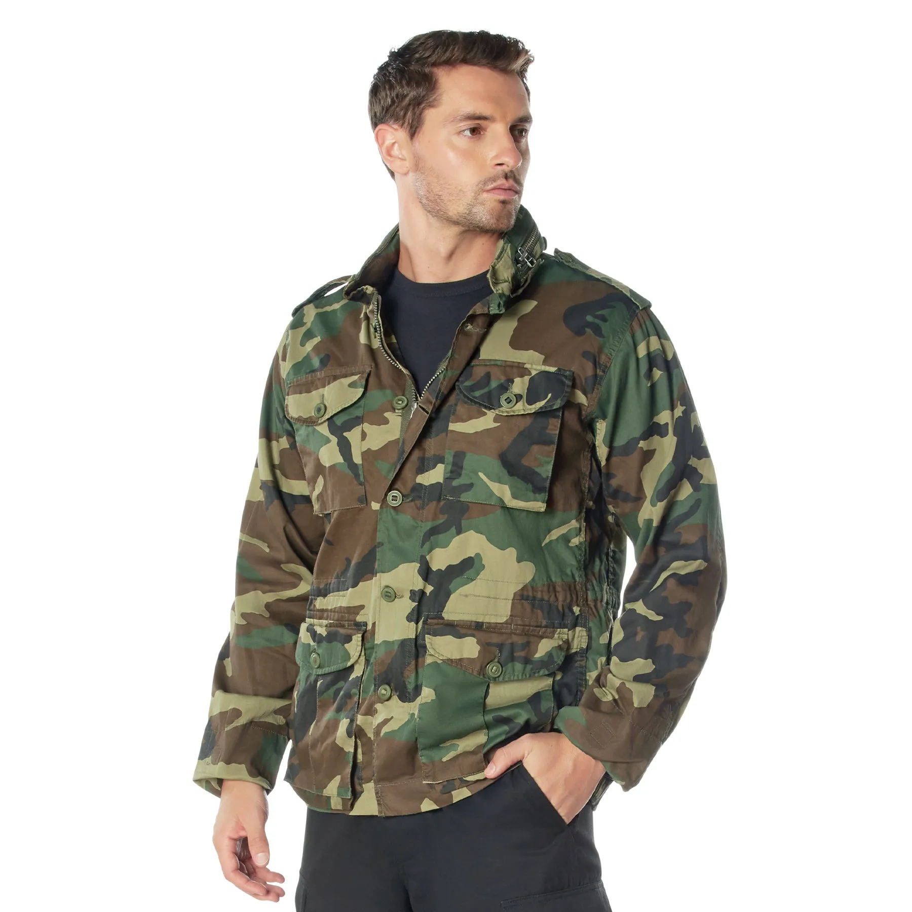 [Vintage] Lightweight Camo M-65 Field Jackets